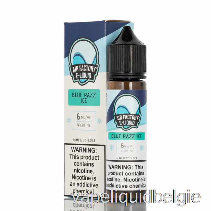 Vape Vloeibare Vorst - Ijsblauwe Razz - Luchtfabriek - 60 Ml 0 Mg